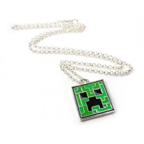 Minecraft Creeper náhrdelník s přívěskem