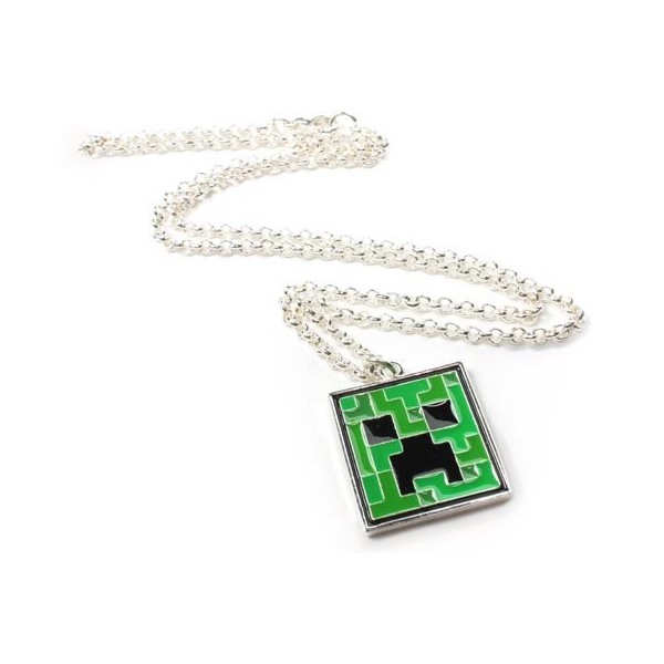 Minecraft Creeper náhrdelník s přívěskem