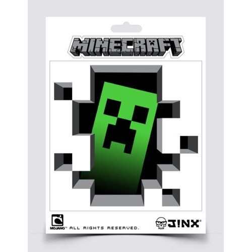 Samolepka Minecraft Creeper Inside