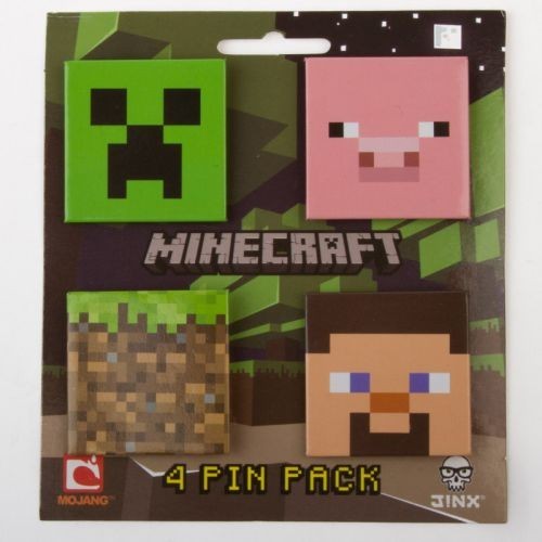 Odznáčky Minecraft Pin Pack