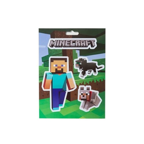 Samolepky Minecraft Steve Pets Sticker Pack