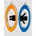 Portal 2 Inter-Spatial Portal Earrings