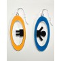 Portal 2 Inter-Spatial Portal Earrings