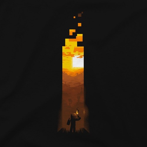 Tričko Minecraft Torch dětské