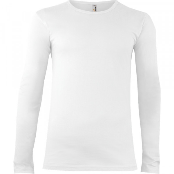 102 TRIČKO PÁNSKÉ LONG, barva 00 White, velikost S