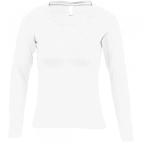 127 TRIČKO DÁMSKÉ LONG CLASSIC, Barva: 00 White, velikost S