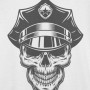 Tričko Skull policajt