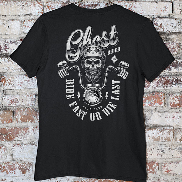 Tričko Ghost Rider - EDITOVATELNÉ