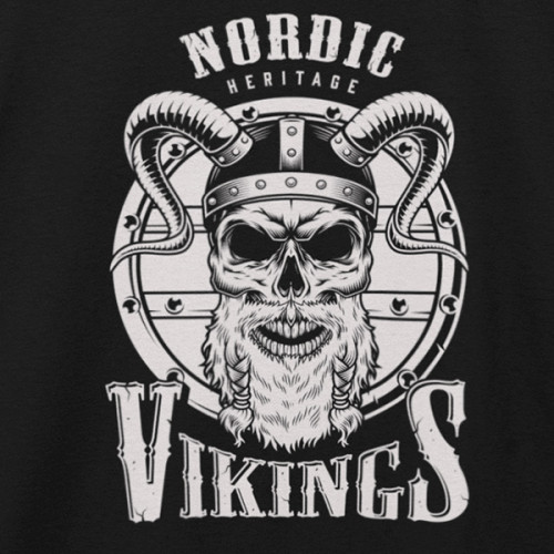 Tričko Vikings Nordic - EDITOVATELNÉ