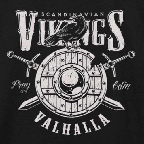 Tričko Vikings Odin - EDITOVATELNÉ