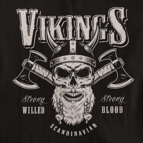 Tričko Vikings Scandinavian - EDITOVATELNÉ
