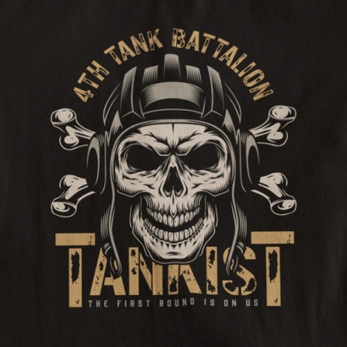 Tričko Soldiers Tankist - EDITOVATELNÉ