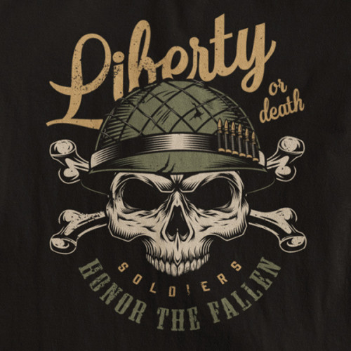 Tričko Soldiers Liberty - EDITOVATELNÉ