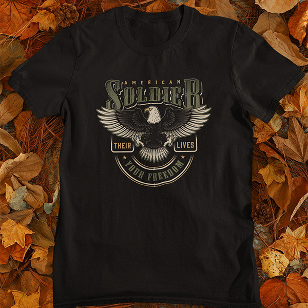 Tričko Soldiers Eagle - EDITOVATELNÉ