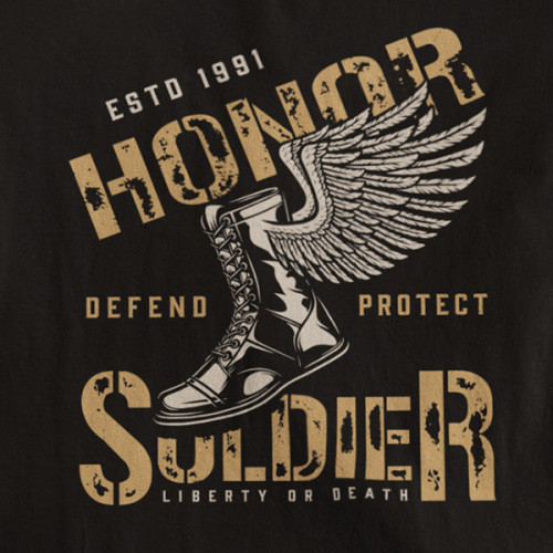 Tričko Soldiers Honor - EDITOVATELNÉ