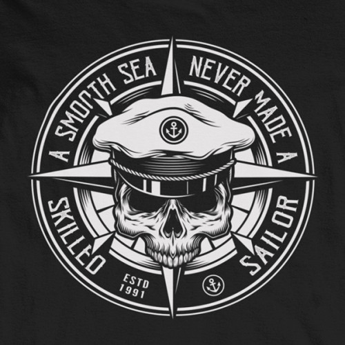 Tričko Sailor Ocean Spirit - EDITOVATELNÉ