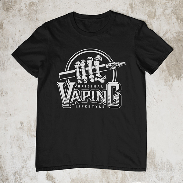 Tričko Vaping STOP Smoking - EDITOVATELNÉ