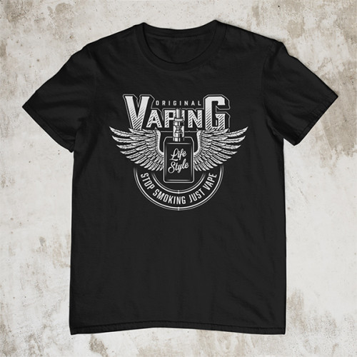 Tričko Vaping Just Vape - EDITOVATELNÉ