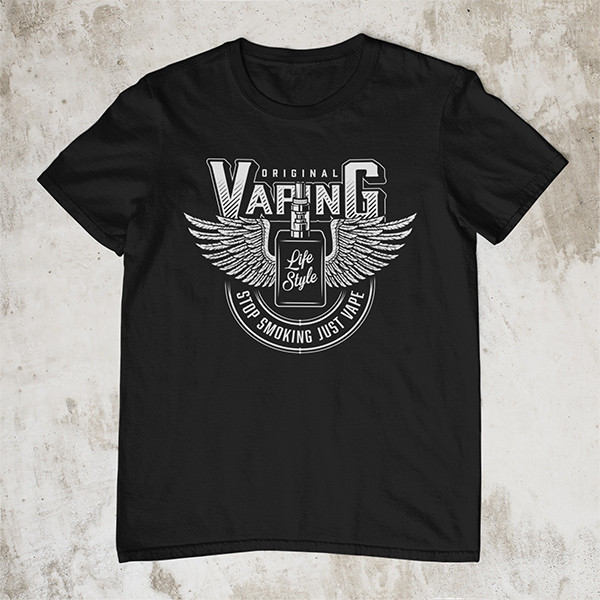 Tričko Vaping Just Vape - EDITOVATELNÉ
