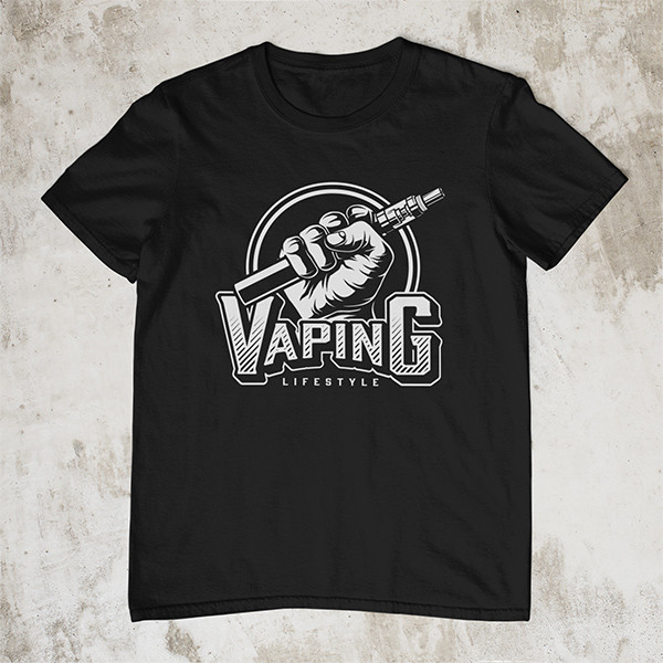 Tričko Vaping Lifestyle - EDITOVATELNÉ