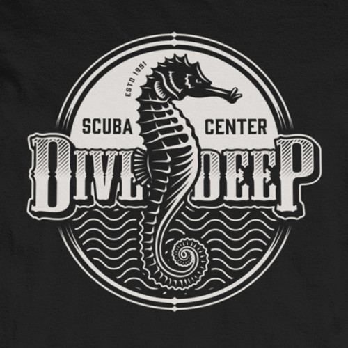 Tričko Diving Dive Deep - EDITOVATELNÉ