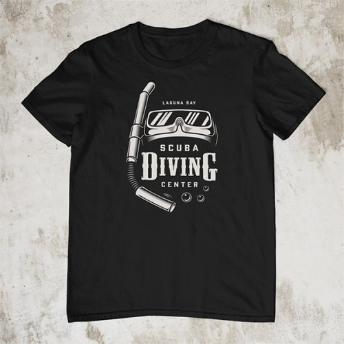 Tričko Diving Center - EDITOVATELNÉ
