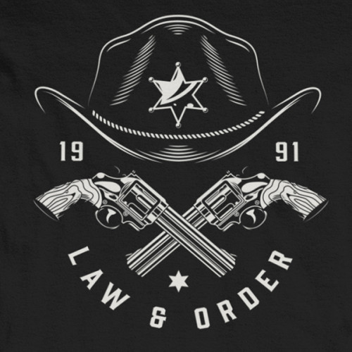Tričko Sheriffs Law - EDITOVATELNÉ
