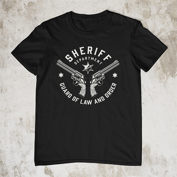 Tričko Sheriffs Guard - EDITOVATELNÉ