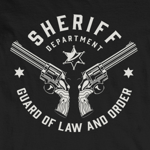 Tričko Sheriffs Guard - EDITOVATELNÉ