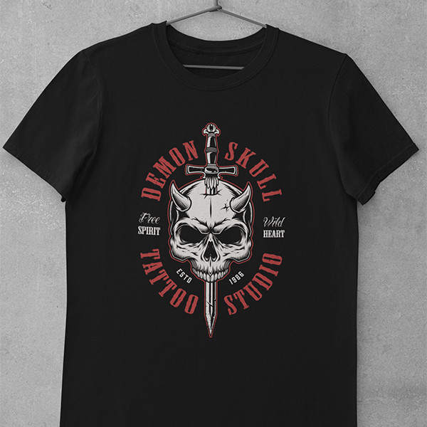 Tričko Demons Free Spirit- EDITOVATELNÉ