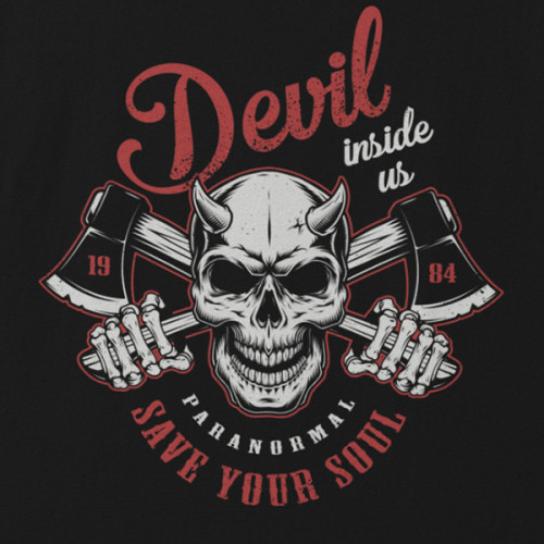 Tričko Demons Devil- EDITOVATELNÉ
