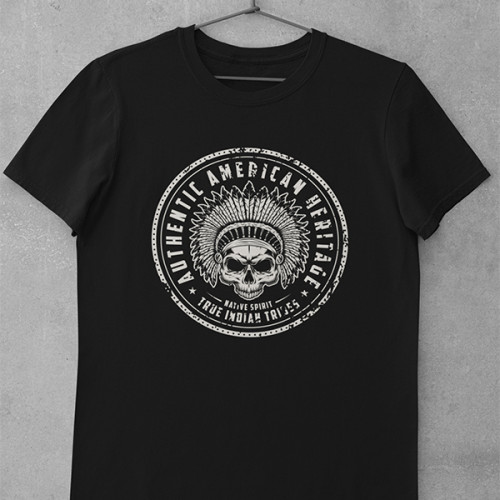 Tričko Indians Authentic American- EDITOVATELNÉ