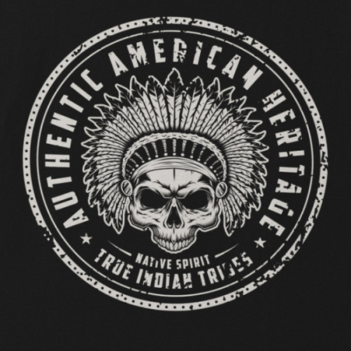 Tričko Indians Authentic American- EDITOVATELNÉ