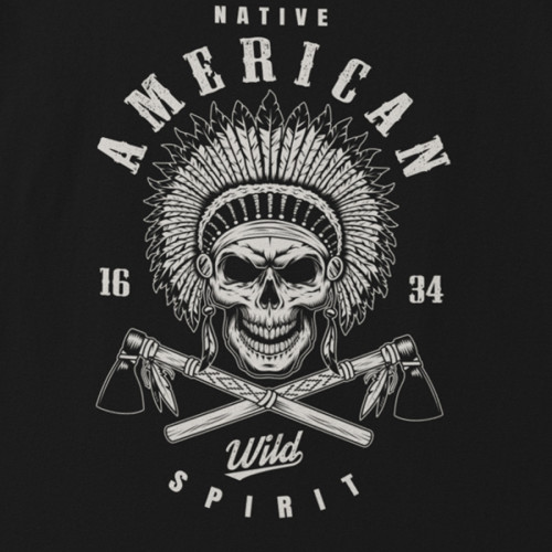 Tričko Indians Wild Spirit- EDITOVATELNÉ