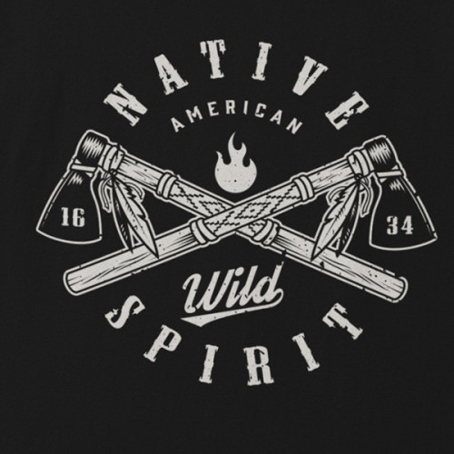 Tričko Indians Wild Spirit- EDITOVATELNÉ