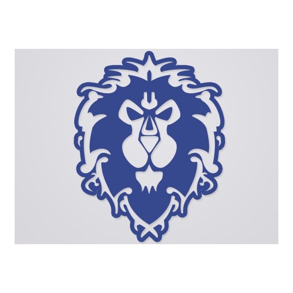 World of Warcraft Alliance Cutout Sticker
