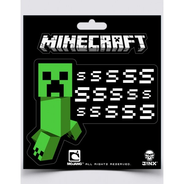 Minecraft Creeper SSSsss Sticker