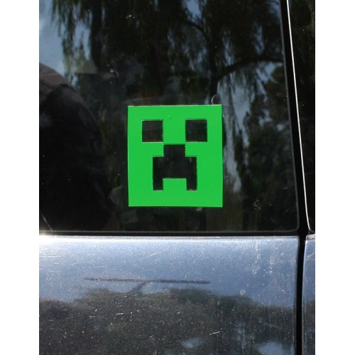 Minecraft Creeper Face Sticker