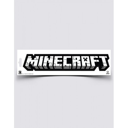 Minecraft Logo Sticker