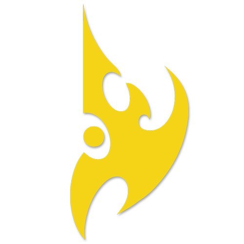 StarCraft II Protoss Cutout Sticker