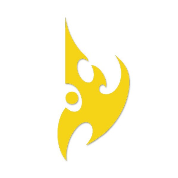 StarCraft II Protoss Cutout Sticker