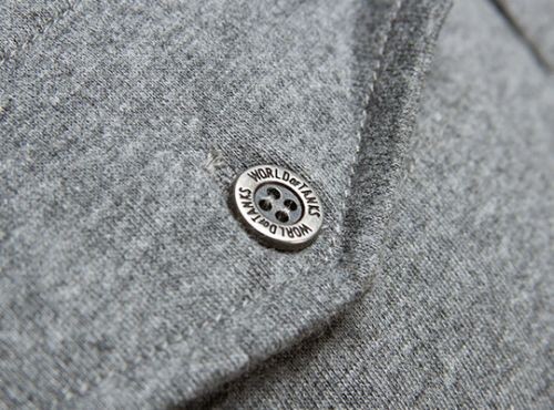 Tričko World of Tanks Premium Long Sleeve Polo - 2XL | uhlí | World of Tanks