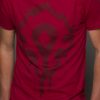J!NX World of Warcraft Horde Crest Stencil - Basic | červená | S