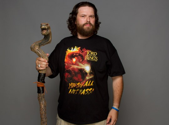 J!NX Lord of the Rings Shall Not Pass - Basic | černá | M