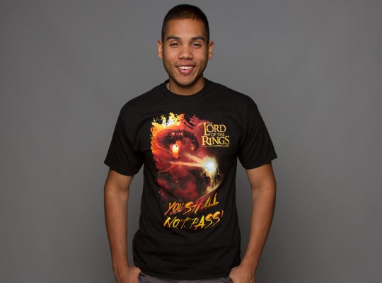 J!NX Lord of the Rings Shall Not Pass - Basic | černá | M