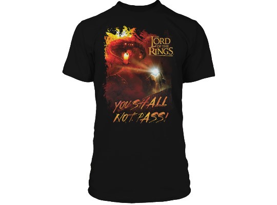 J!NX Lord of the Rings Shall Not Pass - Basic | černá | M