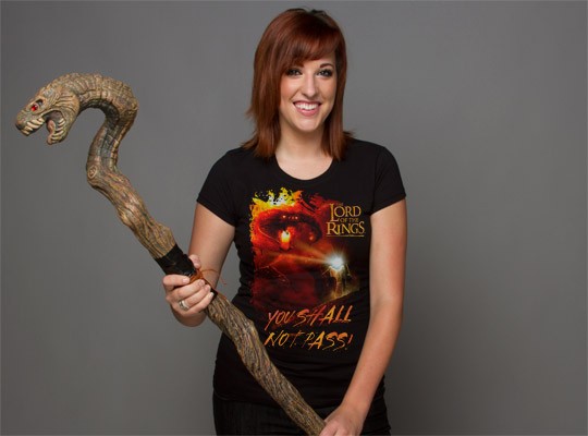 J!NX Lord of the Rings Shall Not Pass - Basic | černá | M