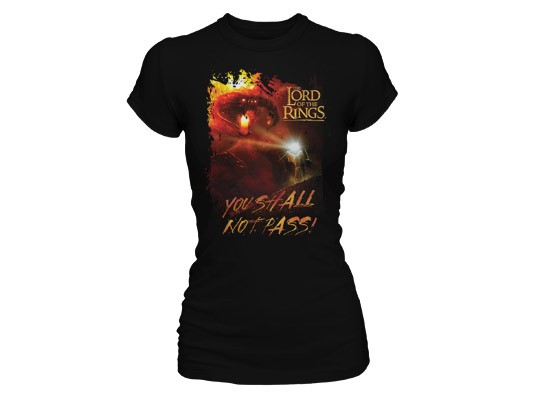 J!NX Lord of the Rings Shall Not Pass - Basic | černá | M