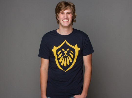 World of Warcraft Mists of Pandaria Alliance Faction Logo - modrá | Premium | XL