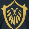 World of Warcraft Mists of Pandaria Alliance Faction Logo - modrá | Premium | XL